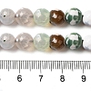 Dyed & Heated Natural Fire Crackle Agate Beads Strands G-P539-B01-20-5