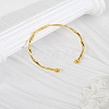 1Pc Alloy Open Cuff Bangles BJEW-LP0004-09G-3