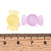 Frosted Transparent Acrylic Beads FACR-C001-01D-3