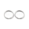 Non-Tarnish 304 Stainless Steel Split Key Rings STAS-Q314-02G-P-1