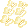 3Set 3D Butterfly PVC Mirrors Wall Stickers DIY-CN0001-85C-1