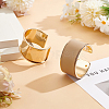 2Pcs Alloy Grooved Bangles FIND-UN0015-98A-2