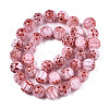 Handmade Millefiori Glass Beads Strands LK-T001-10A-2