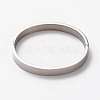 Non-Tarnish 304 Stainless Steel Bangles STAS-I169-03B-P-1