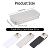 9Pcs 3 Colors Slide Top Tinplate Trinket Storage Boxes CON-CP0001-016A-2