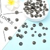 200Pcs 10 Styles Zinc Alloy Bead Caps FIND-CJ0004-70-5