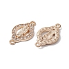 Religion Alloy Connector Charms with Crystal Rhinestone FIND-YW0003-47-4