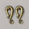 Alloy S-Hook Clasps FIND-WH20007-119AB-1