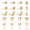 ARRICRAFT Brass Clip-on Earring Findings KK-AR0002-06G-1
