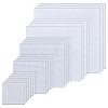 5 Styles Cross Stitch Fabric Sheets DIY-AR0004-89-1
