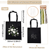 DIY Ethnic Style Embroidery Canvas Bags Kits DIY-WH0292-89-2