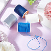 4 Rolls 4 Colors Round Waxed Polyester Cord YC-TA0001-21B-7