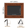 Leather Picture Frame AJEW-WH0320-01B-2