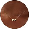 Simple Style Adjustable 316L Surgical Stainless Steel Heart and Initial Pendant Necklaces for Women WG95AEF-13-1
