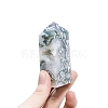 Tower Natural Moss Agate Home Display Decoration PW-WG86672-01-2