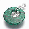 Natural & Synthetic Gemstone Pendants G-F573-C-4