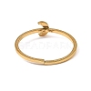 304 Stainless Steel Adjustable Open Cuff Rings RJEW-Q806-01G-02-3
