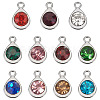 20Pcs Faceted Glass Charms RGLA-TADJ0001-01A-8
