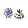 Ion Plating(IP) 304 Stainless Steel Stud Earring Findings STAS-F286-04MC-2