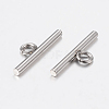 304 Stainless Steel Toggle Clasps STAS-K172-52P-3