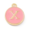 Golden Plated Alloy Enamel Charms LS-ENAM-Q437-14X-1