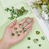 40Pcs 10 Styles Mixed Styles Handmade Lampwork Beads LAMP-PA0001-68A-3