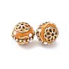 Handmade Resin Indonesia Round Beads IPDL-P005-16KCG-01-2