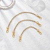 3Pcs 3 Styles 304 Stainless Steel Cable Chain Bag Extender Chains FIND-JF00158-2