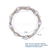 Fashion Glass Beads Wrap Bracelets BJEW-JB04989-03-2