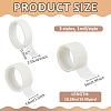 3 Rolls 3 Styles Plastic Bookbinding Tapes AJEW-BC0011-34-2
