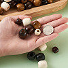 Dyed Natural Wood Beads WOOD-CW0001-01-LF-8