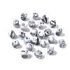 Opaque Acrylic Beads OACR-D320-01G-1