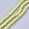 Spray Painted Non-magnetic Synthetic Hematite Beads Strands G-T116-13-06-1