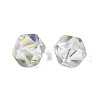 Electroplate Transparent Glass Beads EGLA-Q140-01-A06-2