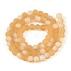 Frosted Transparent Glass Beads Strands LS-GLAA-T032-T6mm-MBB08-2