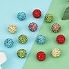 Pave Disco Ball Beads RB-Q195-14mm-M-4