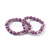 Synthetic Regalite Bead Stretch Bracelets BJEW-K212-C-024-1-1