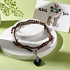 108 Mala Prayer Beads Necklace NJEW-JN03775-3