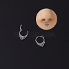 316L Stainless Steel Spider Web Hoop Nose Rings WG66A6F-01-1