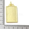 Brass Micro Pave Cubic Zirconia Pendant with Enamel KK-H458-02G-M02-3