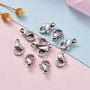 Tarnish Resistant 304 Stainless Steel Lobster Claw Clasps STAS-AB11-5