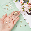 20Pcs 2 Colors Brass Pendants KK-BC0013-30-3
