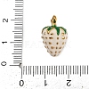 304 Stainless Steel Enamel Pendants STAS-P402-02A-02-3