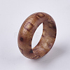 Wood Thumb Rings X-RJEW-N028-01-M-7