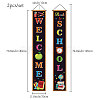 Rectangle Door Wall Hanging Polyester Sign for Festival HJEW-WH0036-02J-2