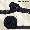 Gorgecraft 5M Elastic Crochet Polyester Headbands OHAR-GF0001-13A-2