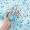 Polyester Snowflake Mesh Fabric DIY-WH0032-48-4