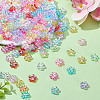 200Pcs Transaparent Acrylic Beads PACR-HY0001-02-4