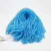 Transparent Glass Beads Strands EGLA-A039-T4mm-D19-3