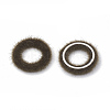 Faux Mink Fur Covered Linking Rings WOVE-N009-07D-2